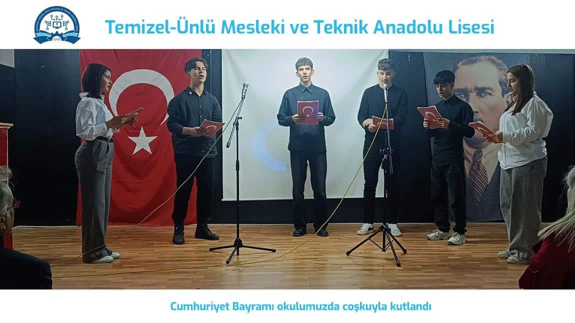 29 Ekim Cumhuriyet Bayramı Okulumuzda Coşkuyla Kutlandı